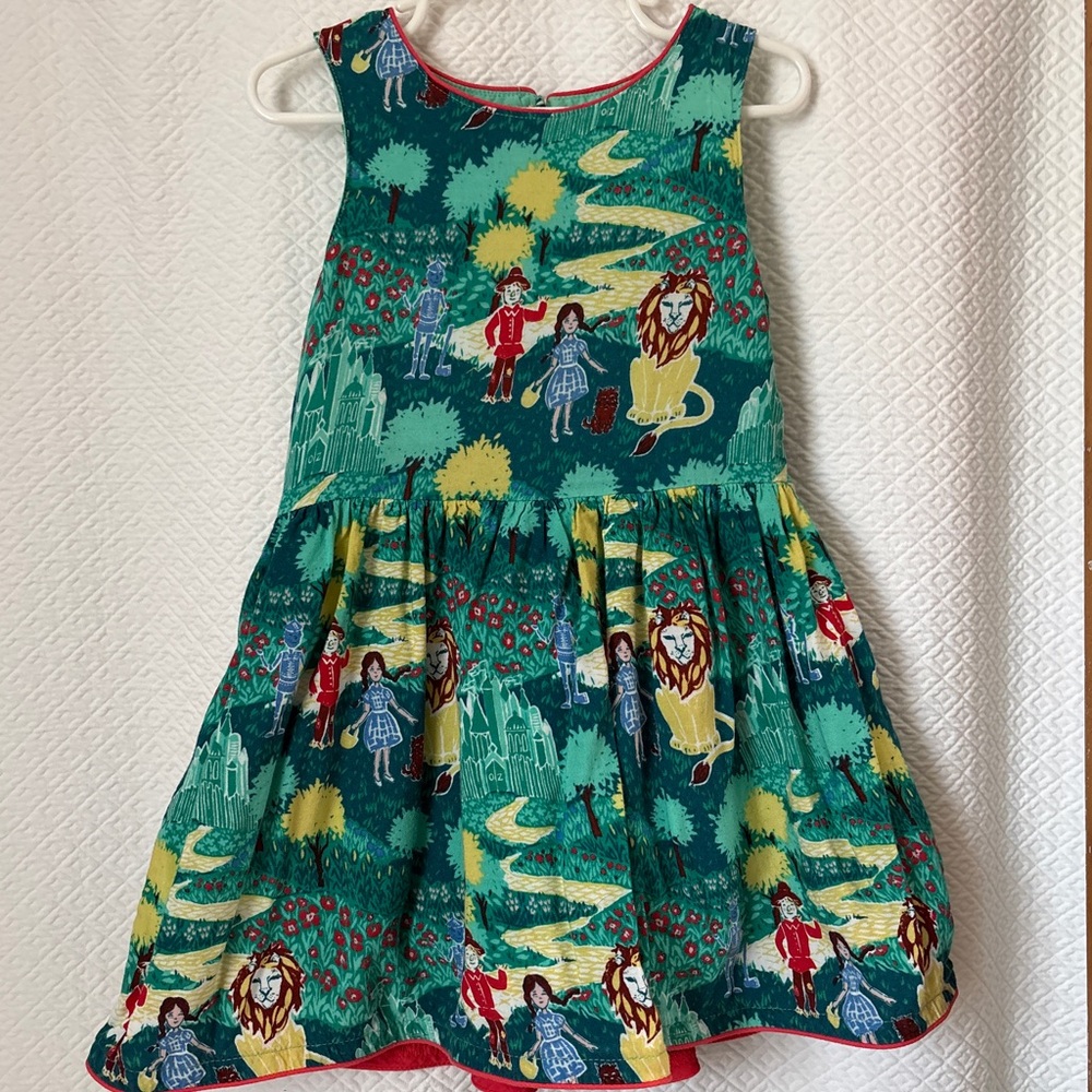 Girls Wizard of Oz Dress Size 4T Genuine Kids OshKosh Emerald City Dorothy Lion